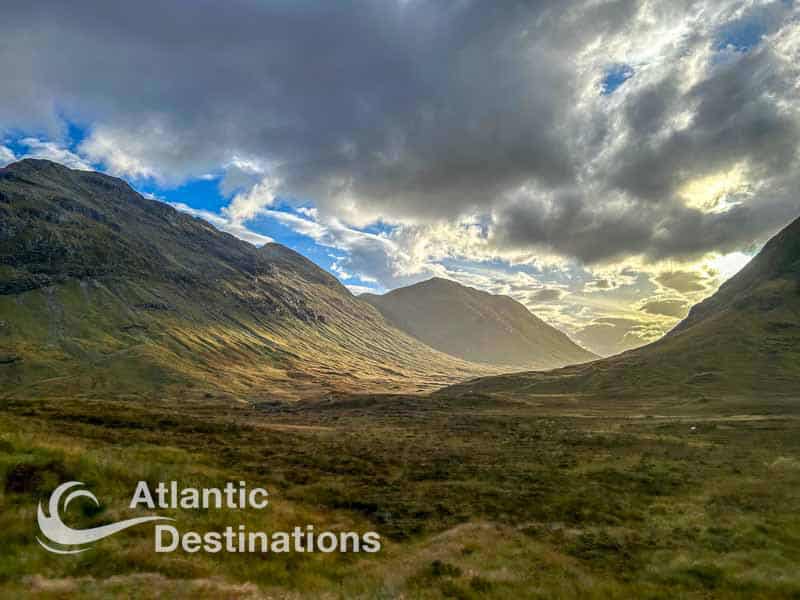 Day tours from Glasgow - scenery between Glencoe and Glasgow
