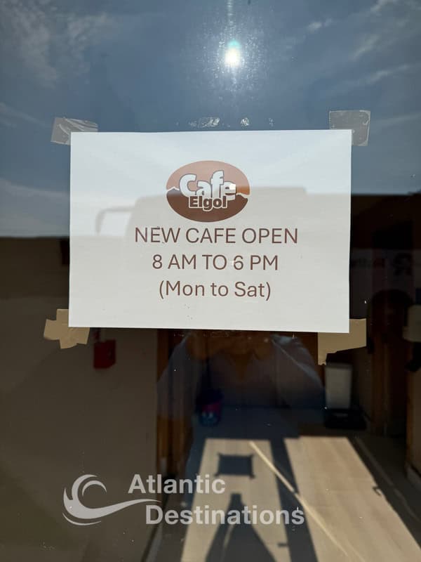 The new Cafe Elgol at Elgol on the Isle of Skye. We had a hearty breakfast there while on our Scottish highlands tour.