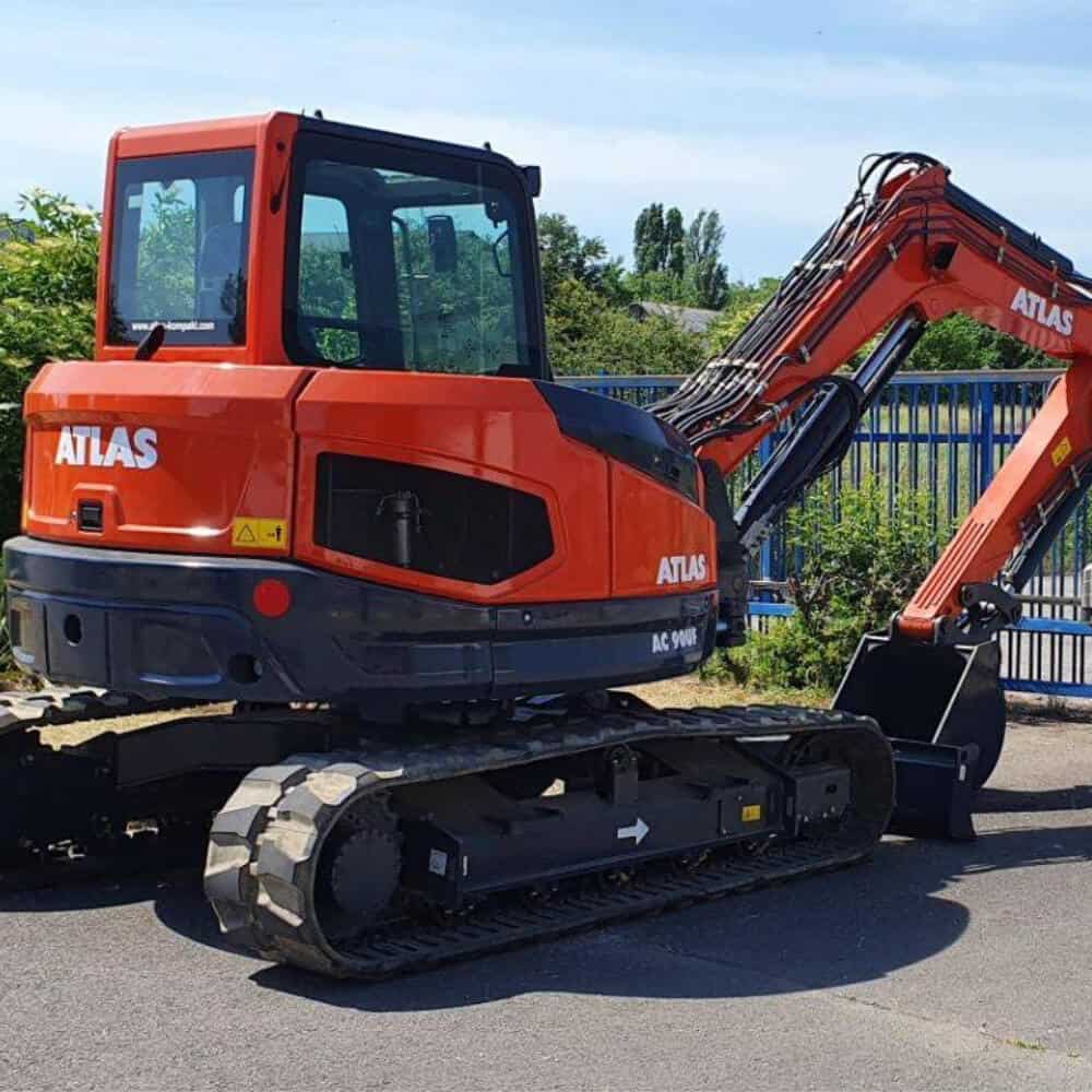 Atlas AC 90 UF gumihevederes midi forgókotró 3 év / 3000 óra garanciával AKCIÓS ÁR!! - Image 2