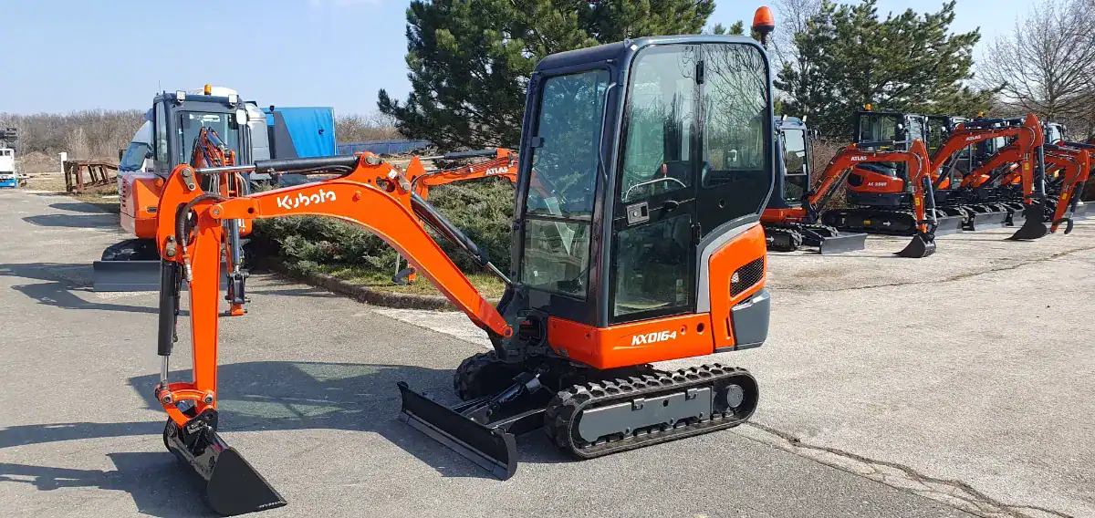 Kubota KX 016-4 gumihevederes forgókotrógép ELADVA/ SOLD!! - Image 2