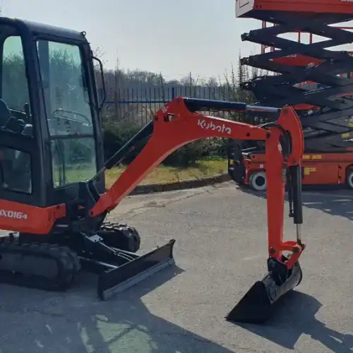 Kubota KX 016-4 gumihevederes forgókotrógép