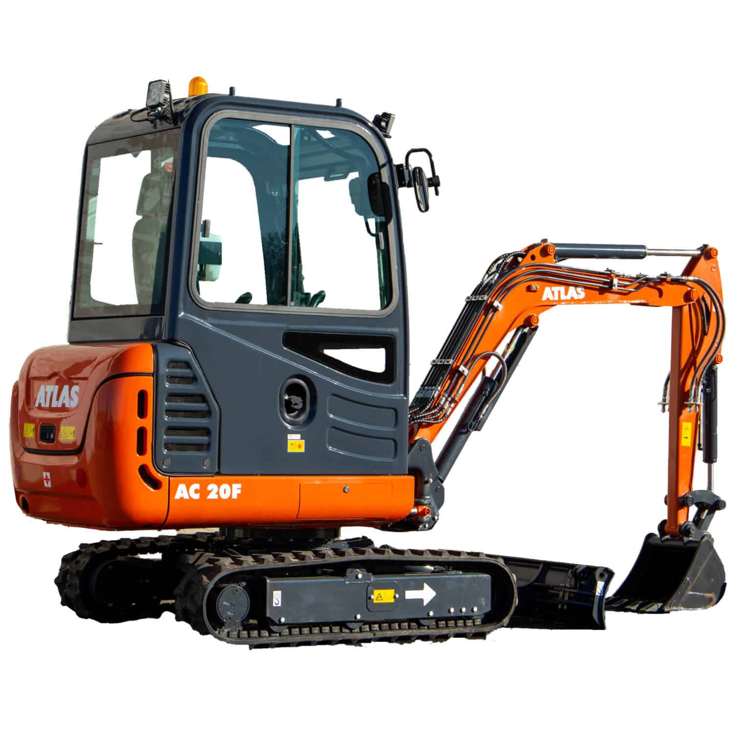 Atlas AC 20 F gumihevederes mini forgókotró 3 év / 3000 óra garanciával - Image 4