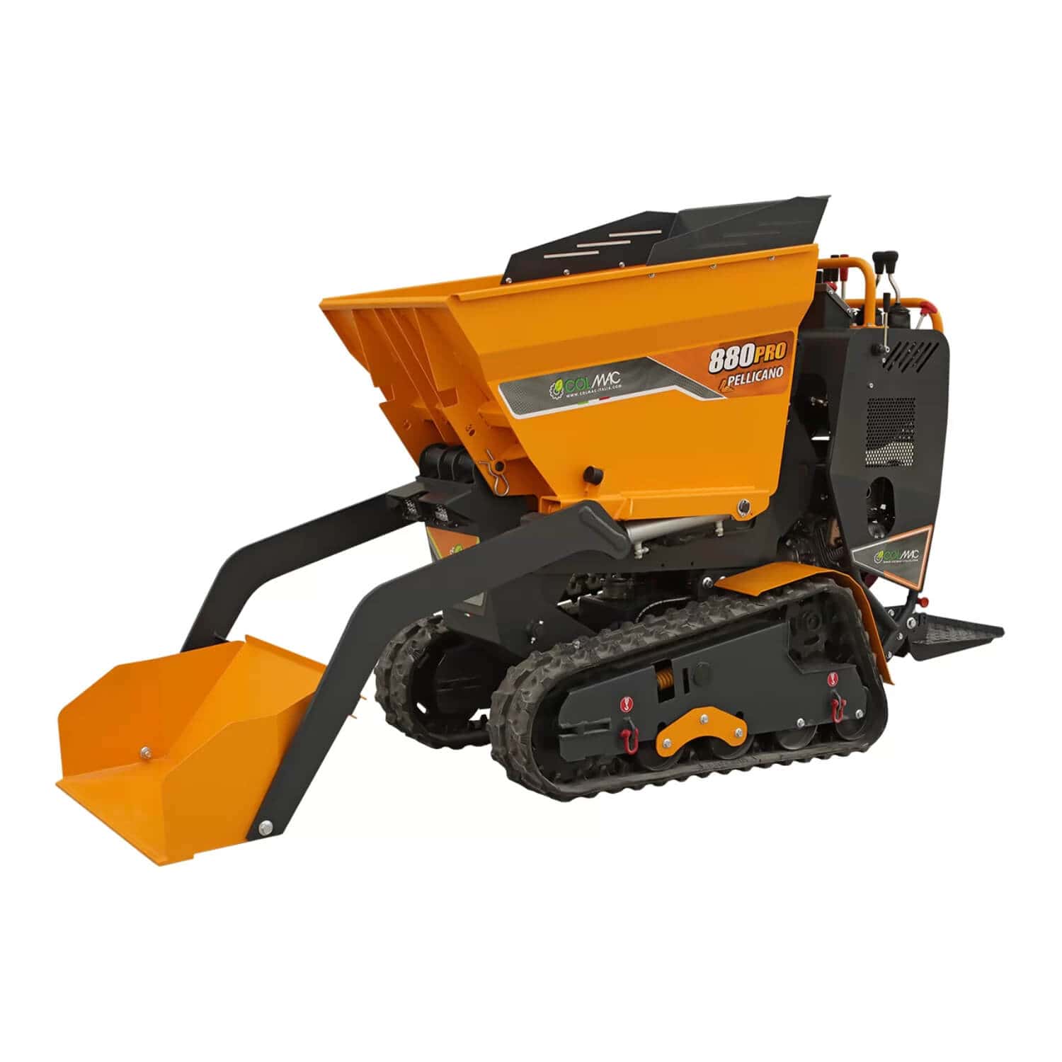 Pellicano 880 Pro GX 390 lánctalpas mini dömper önrakodó lapát nélkül