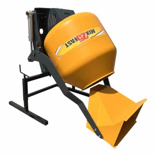 Mix 25 gyors betonkeverő Pellicano 880 Pro lánctalpas mini dömperhez