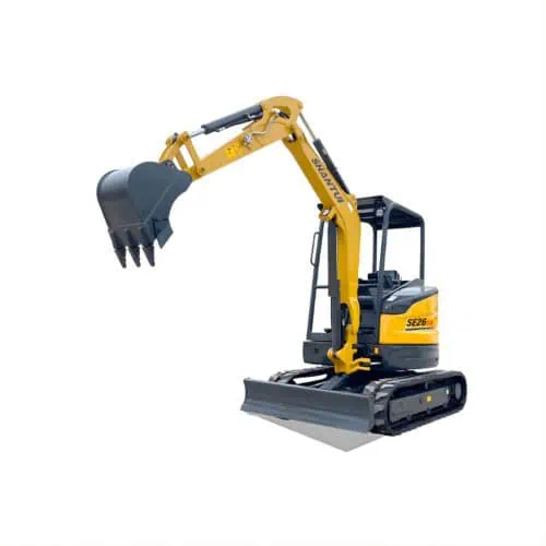 SE26SR gumihevederes mini forgókotró