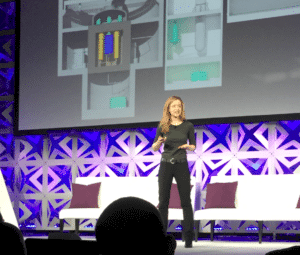 Leslie Dewan of TransAtomic Power Giving Firestarter Talk at BNEF Future of Energy 2016
