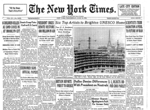 NYT Above fold June 13 1956