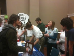 Suzy Hobbs Baker passionately discussing energy choices