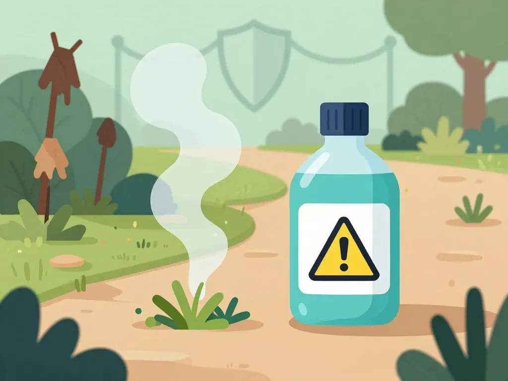 acide chlorhydrique désherbant danger au jardin