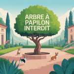 illustration arbre à papillon interdit et biodiversité locale