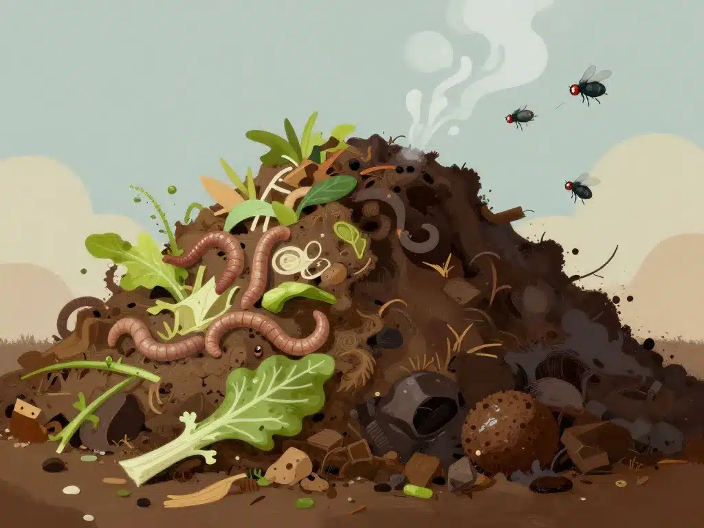 compost artichaut sain sans odeur