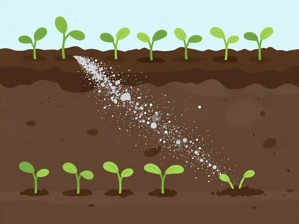 concept interaction cendre de bois désherbant et mauvaises herbes