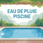Système récupération eau de pluie pour piscine moderne