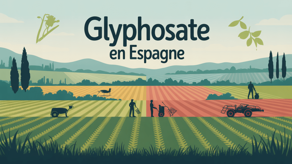 glyphosate espagne illustration paysage réglementation
