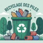 Corepile bac recyclage piles France illustration