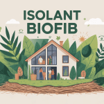 Illustration isolant biofib maison écologique