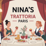 Ambiance chaleureuse Nina's Trattoria Paris