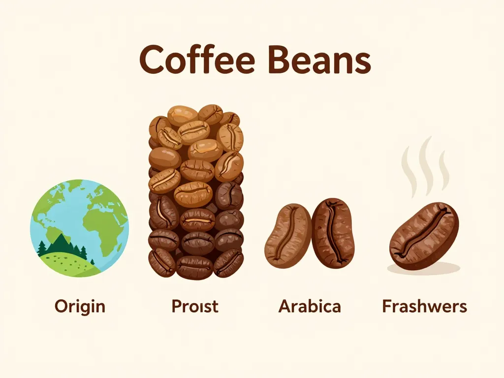 quelle est le meilleur café en grain concept diagramme qualité