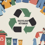 illustration recyclage vetement France
