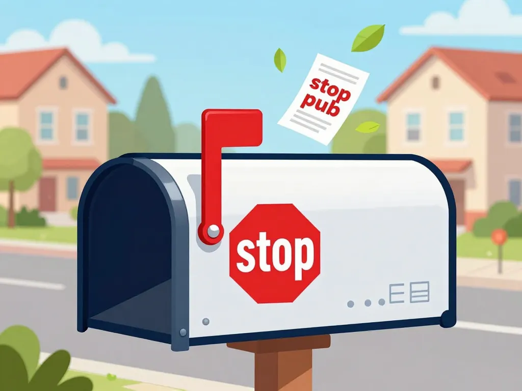 stop pub sticker boîte aux lettres efficacité