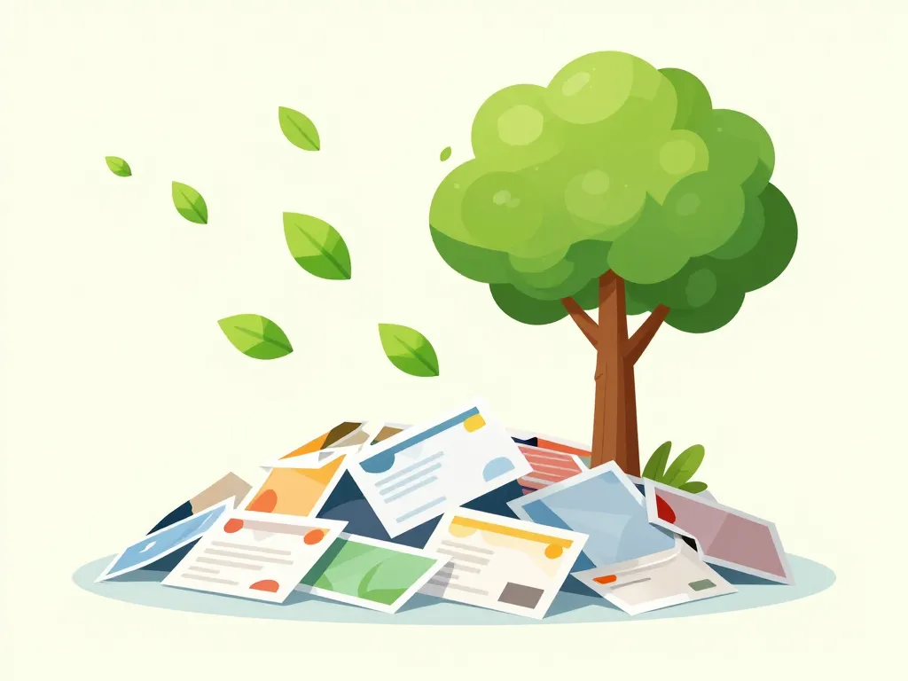 stop pub impact environnement réduction papier