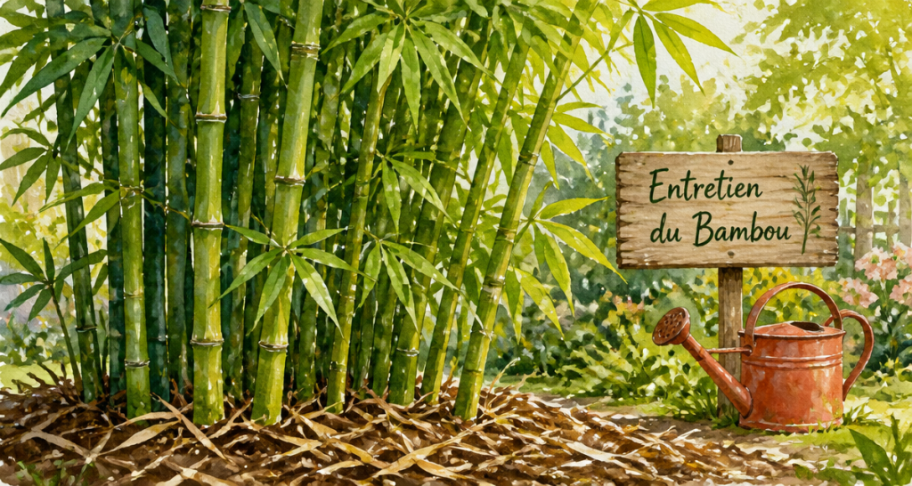 bambou comment entretenir massif vert