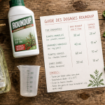 Dosage Roundup matériel de préparation