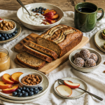 gouter healthy banana bread fruits noix