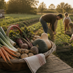 légumes frais panier champ la racinerie