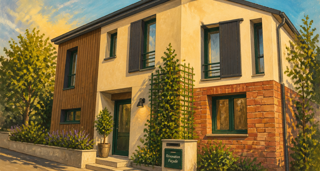 solutions rénover ou embellir façade maison contemporaine