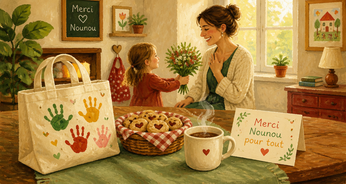 fete des nounous scene cadeau chaleureux