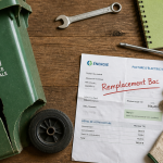 remplacement poubelle cassée bac fissuré