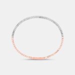 Half Eternity Flexi Tennis Bangle - Image 5