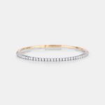 Half Eternity Flexi Tennis Bangle - Image 4