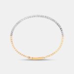 Half Eternity Flexi Tennis Bangle - Image 3