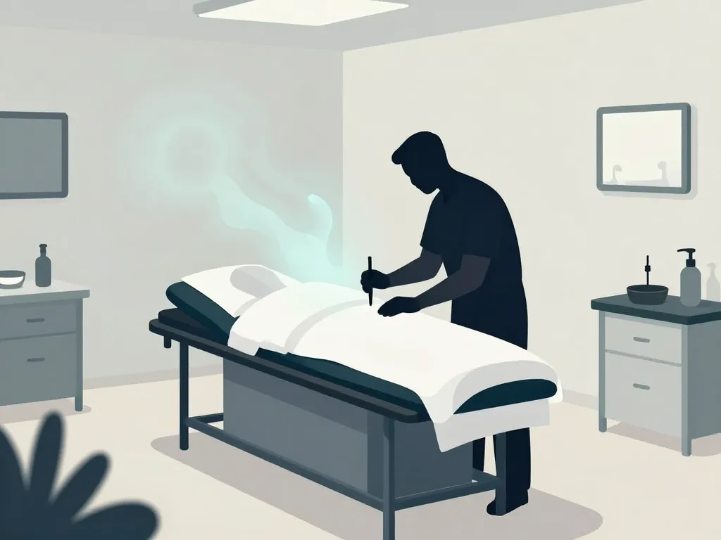 blog paranormal embaumeur.com illustration salle d'embaumement ambiance étrange