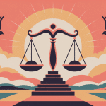 illustration centrale l'échelle de jacob blog, symbole terre ciel