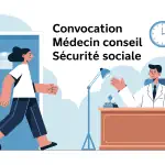 convocation médecin conseil Sécurité sociale illustration pièges