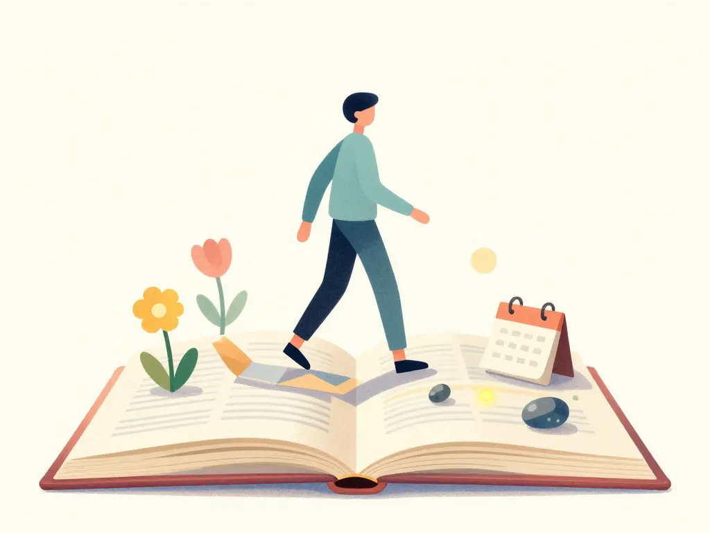 psychologie positive magazine outil progression illustration
