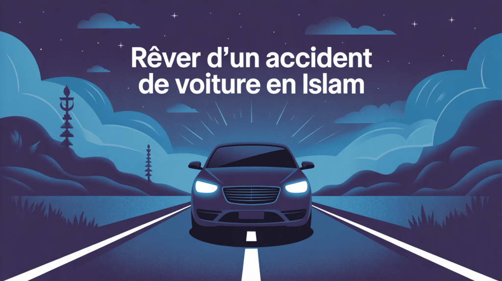 rever accident voiture islam illustration route nuit vehicule spiritualite
