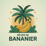 Illustration onirique rever de bananier fertilité