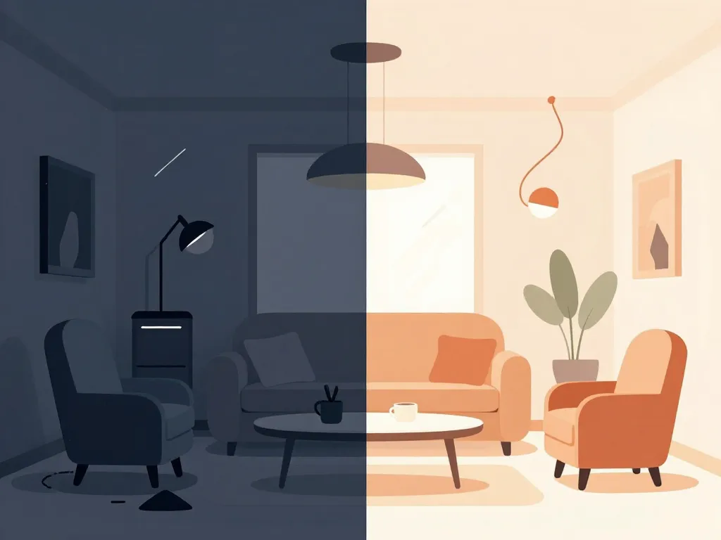 sha chi feng shui visualisation angles négatifs intérieur