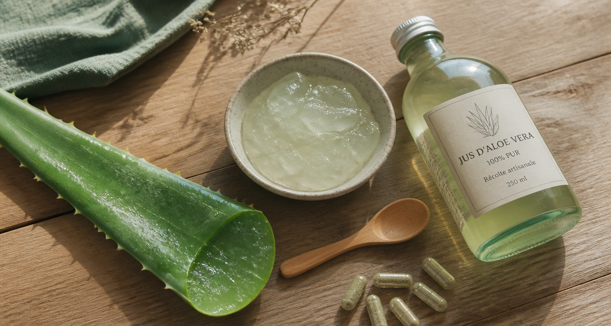les bienfaits de l aloe vera gel feuille vitamines