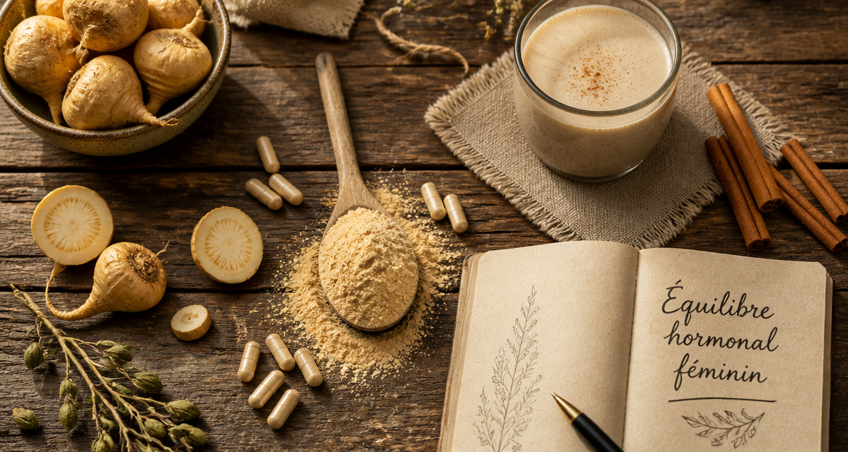 maca bienfaits femme poudre gélules racines