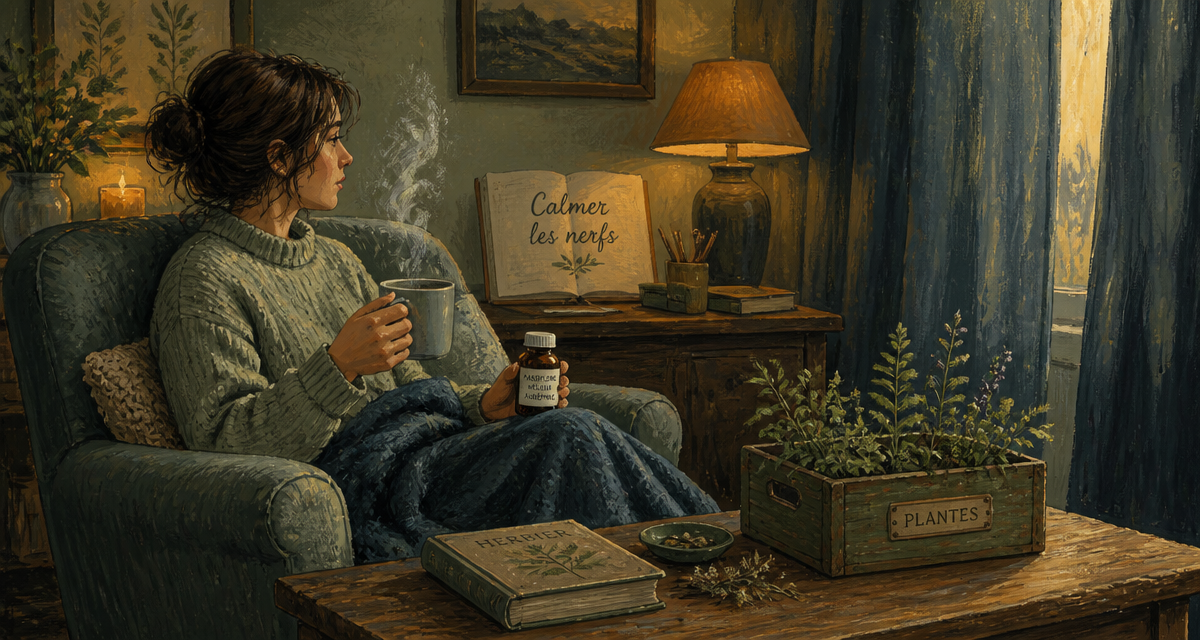 medicament pour calmer les nerfs tasse plantes salon