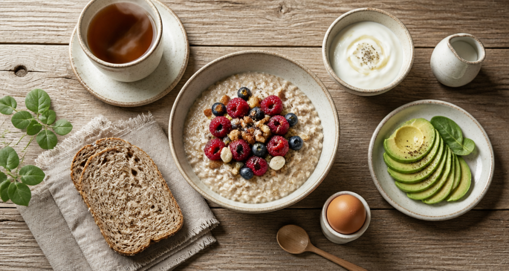 que manger le matin petit-déjeuner sain