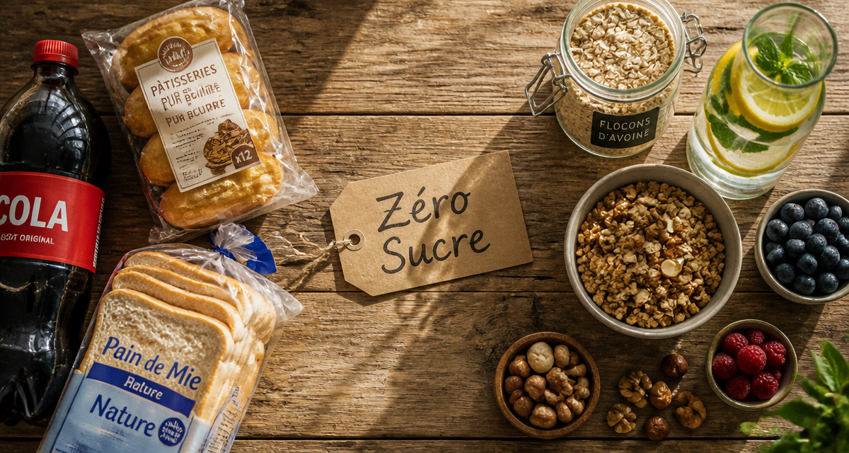 supprimer le sucre de son alimentation, aliments à éviter et alternatives