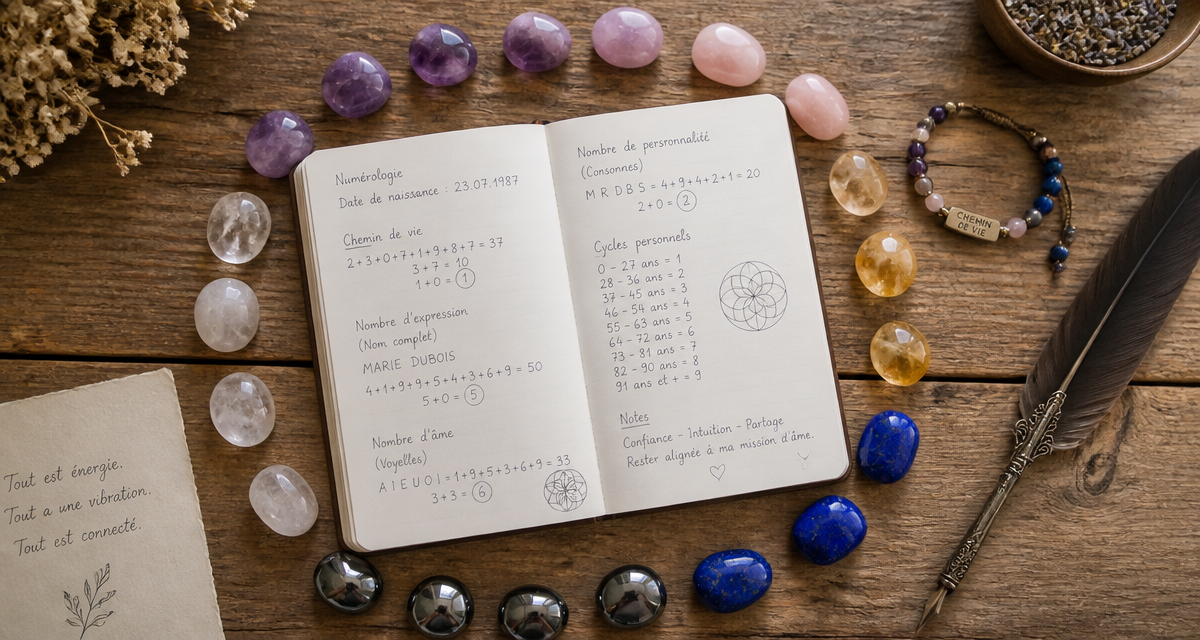 Pierre de vie calcul numérologie pierres