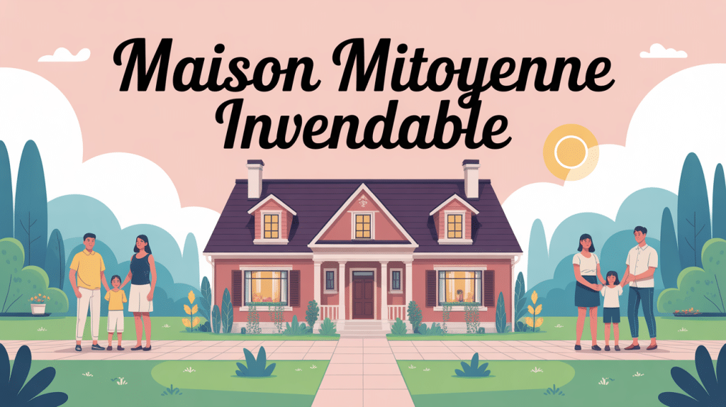 maison mitoyenne invendable famille maison soignée
