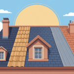 prix pour refaire une toiture, illustration des matériaux de couverture